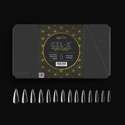 Gel-X Sculpted Stiletto Long Tip Box (600)