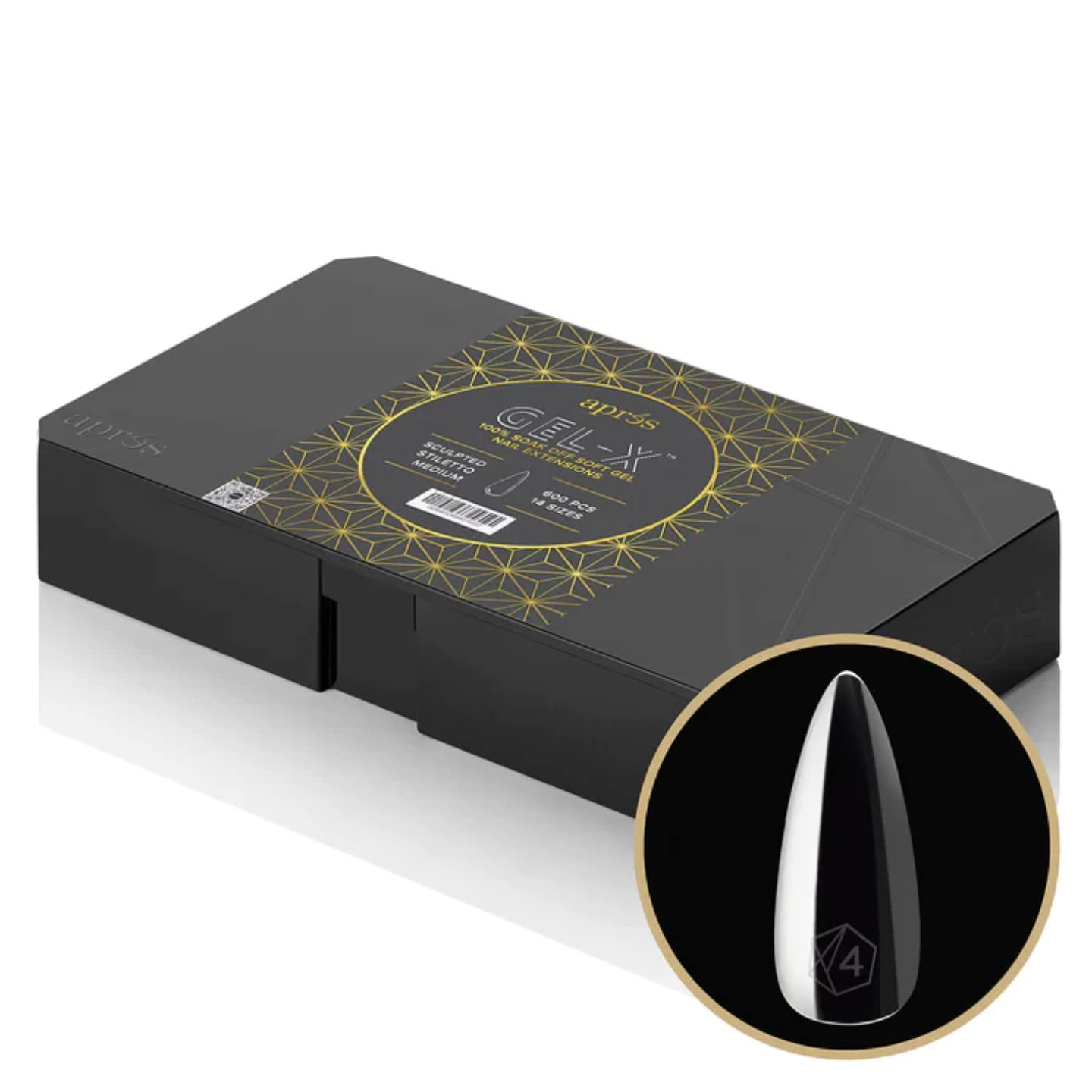 Apres gel-x sculpted stiletto medium box (600pcs)