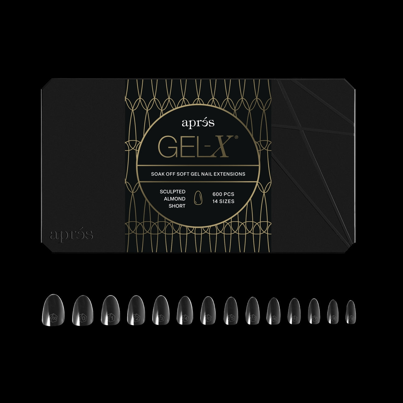 Gel-X Sculpted Almond Short (600)