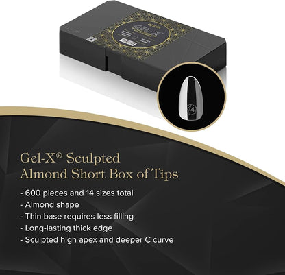 Gel-X Sculpted Almond Short (600)