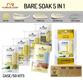 Bare Soak 5-step jasmine case (50 packs)