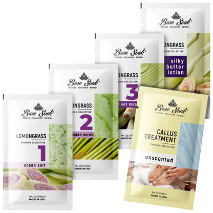 Bare Soak 5-step lemongrass case (50 packs)