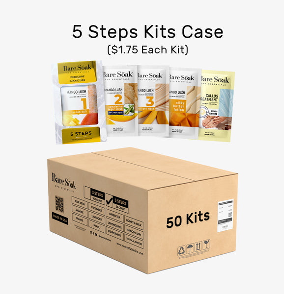 Bare Soak 5-step mango lush single pack