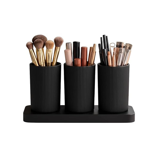 Black brush holder