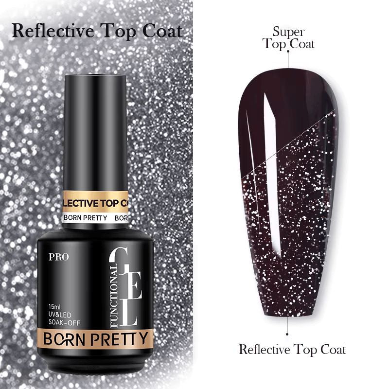 Born Pretty reflective glitter gel - T048