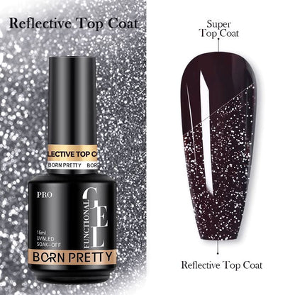 Born Pretty reflective glitter gel - T048