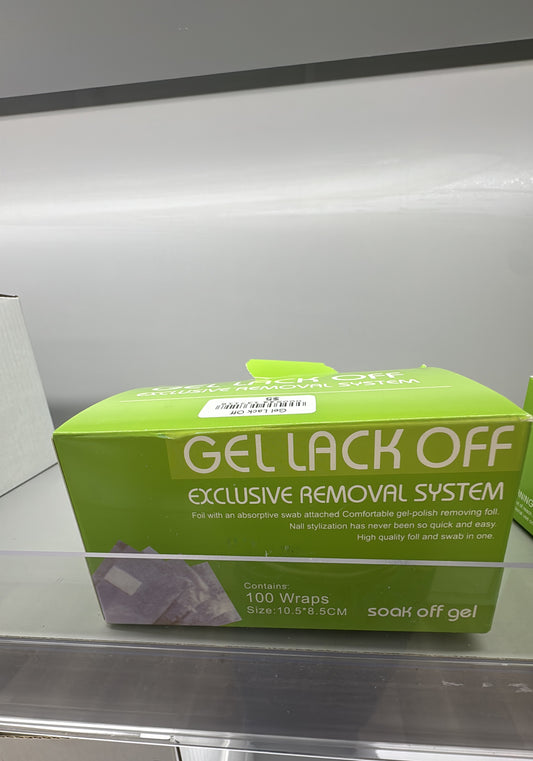 Gel lack off
