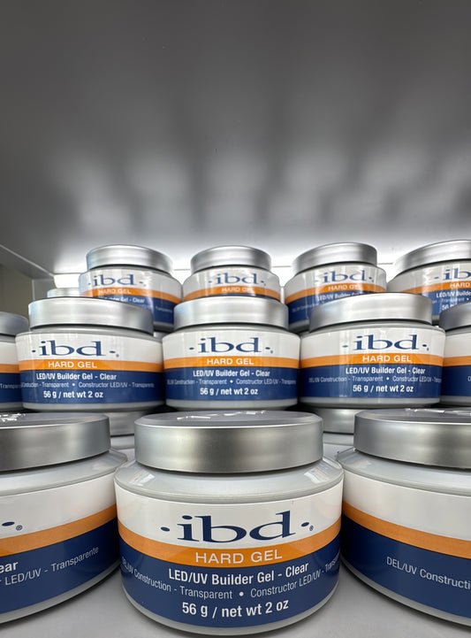 ibd Hard Gel LED/UV Builder Gel Clear 2 oz