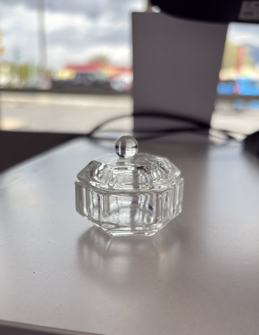 Deluxe hexagon glass jar DL-C519