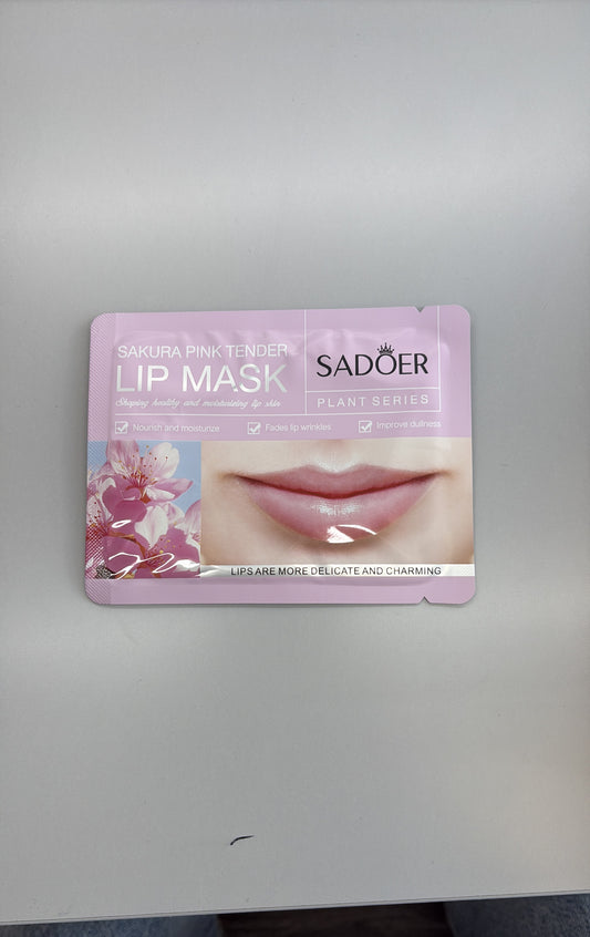 Sakura pink tender lip mask