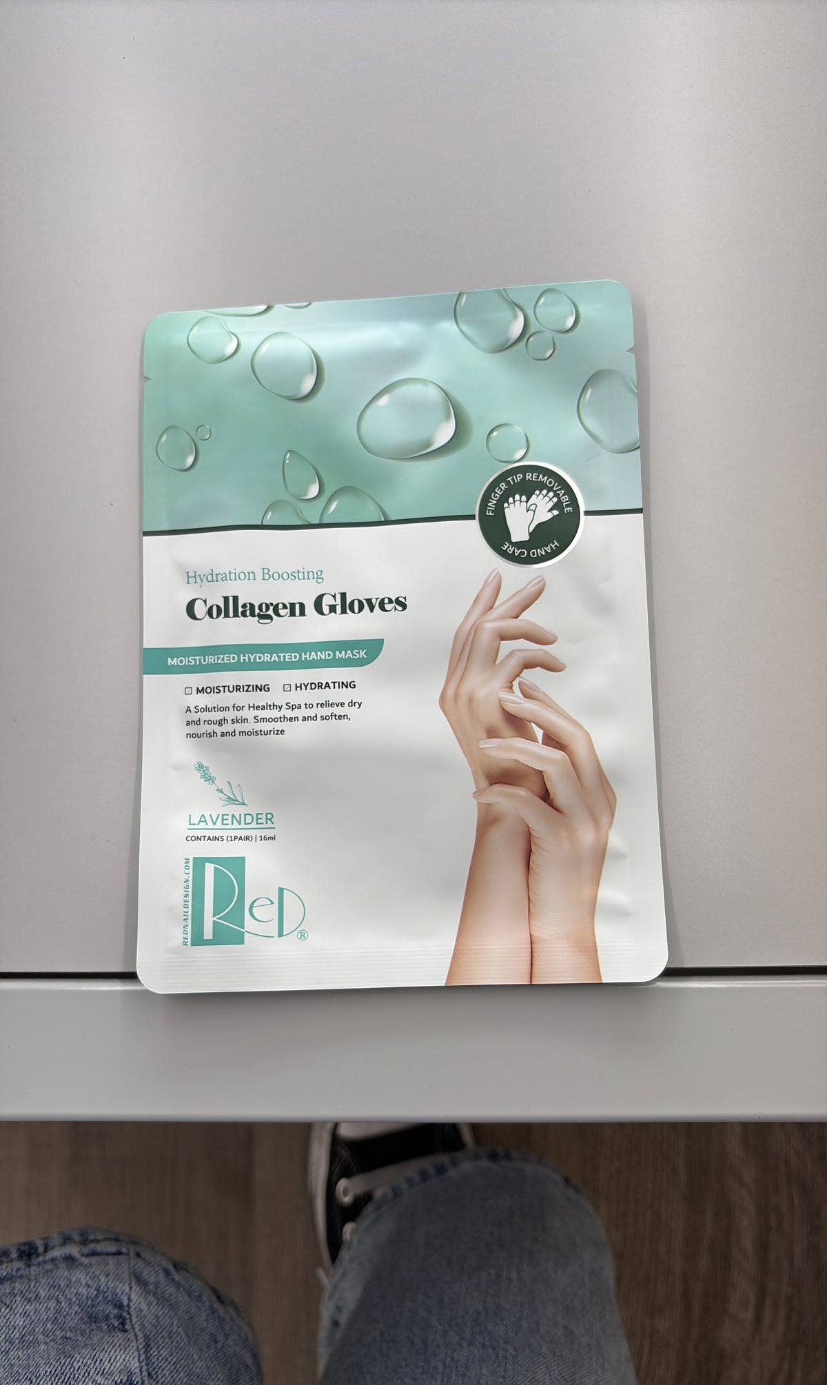 RED collagen glove single