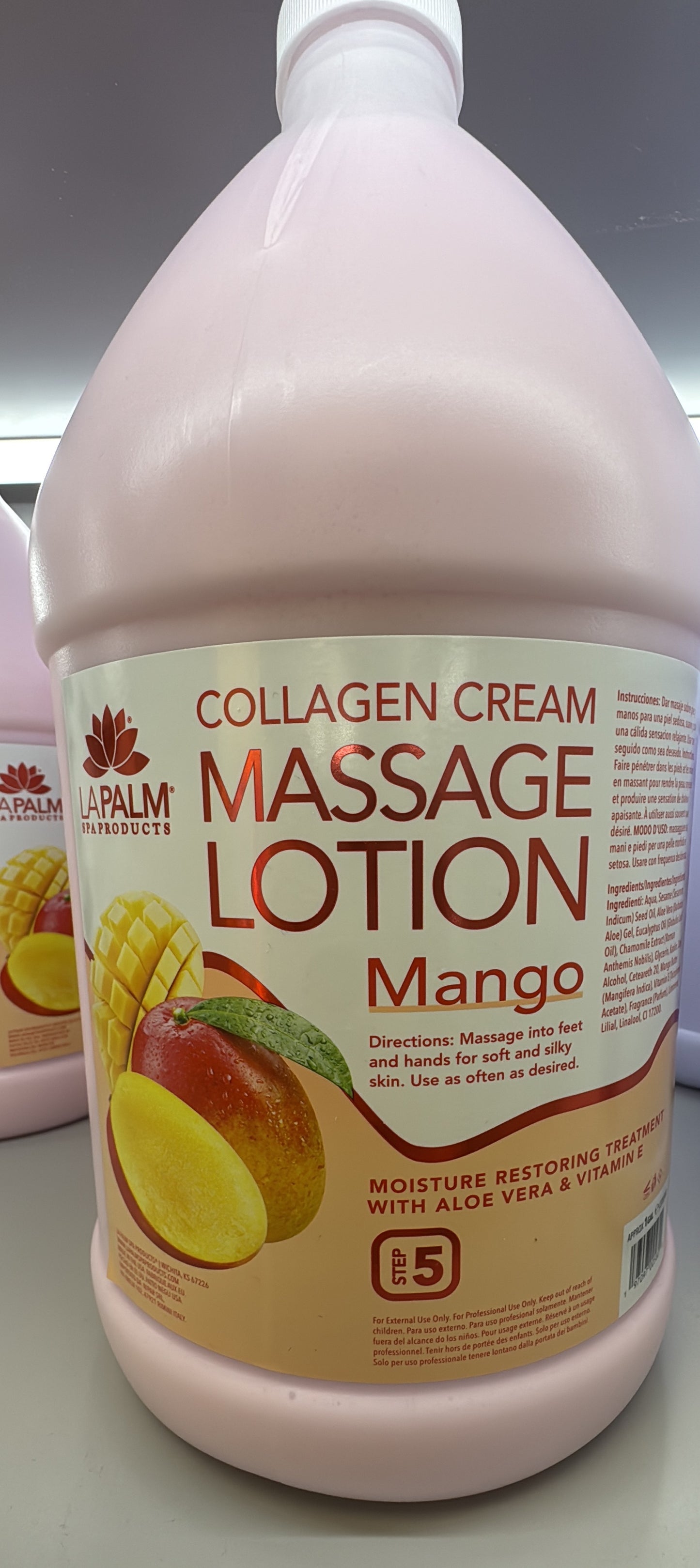 La Palm collagen massage lotion mango