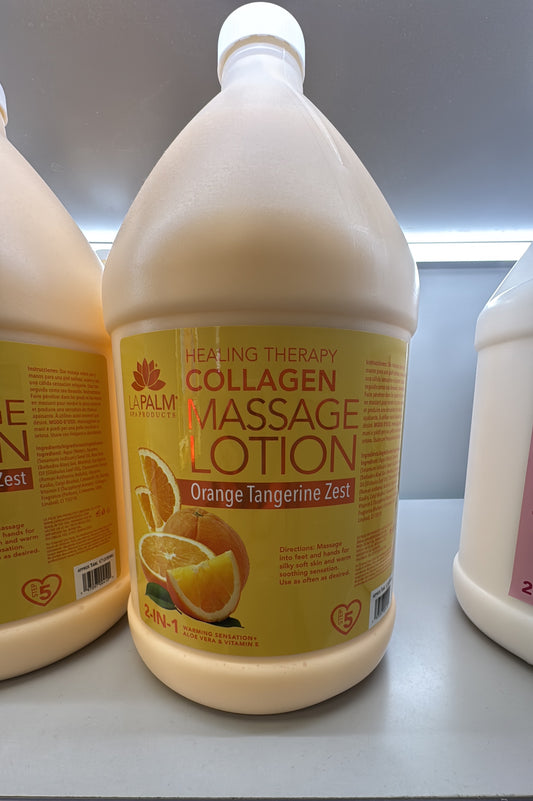 La Palm Healing Therapy Lotion (Gallon) Orange Tangerine