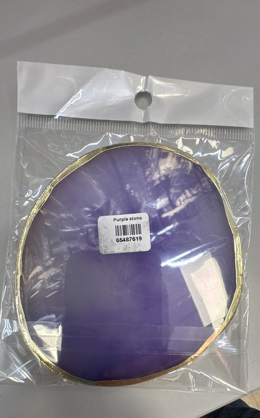 Purple round stone