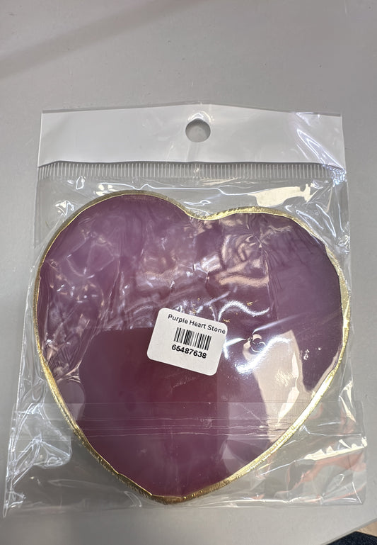 Purple heart stone