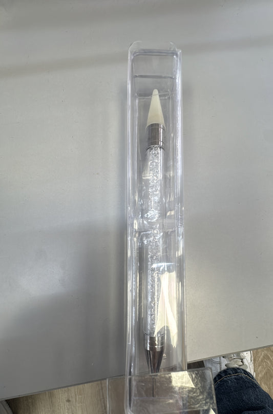 Wax diamond picker white