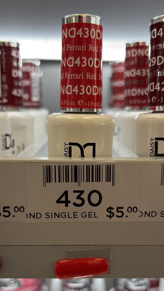 DND gel 430 Ferrari Red