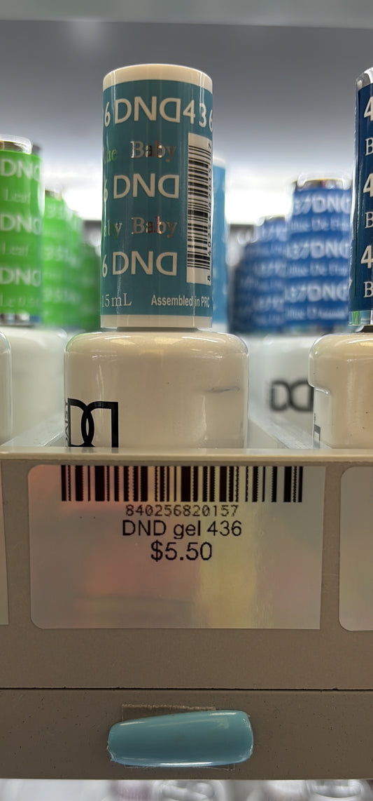 DND gel 436 Baby Blue