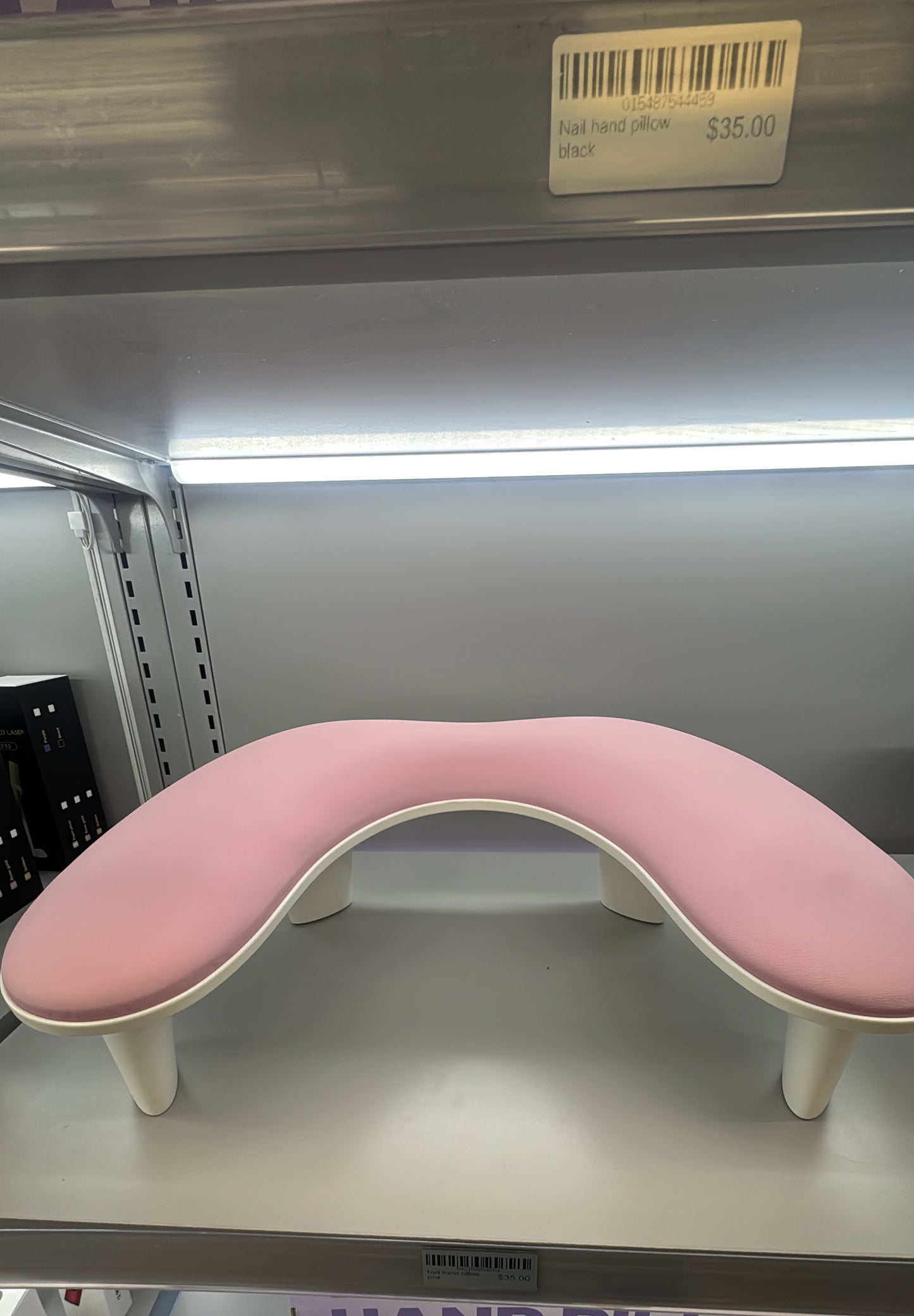 Nail hand pillow pink