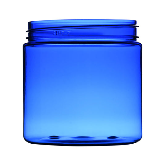 Clear Blue Jar