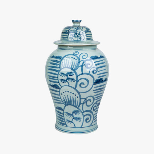 Clear Blue Jar