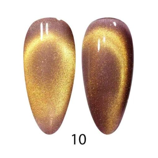 DND DC Gel Nail Polish 9D Cat Eye Smoothie #12 - Coral Ice