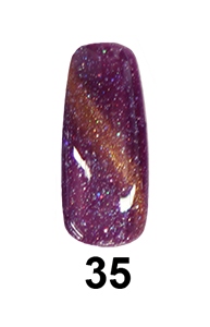 DC 9D Cat Eye Unicorn 13 Cosmic Astral Gel Nail Polish