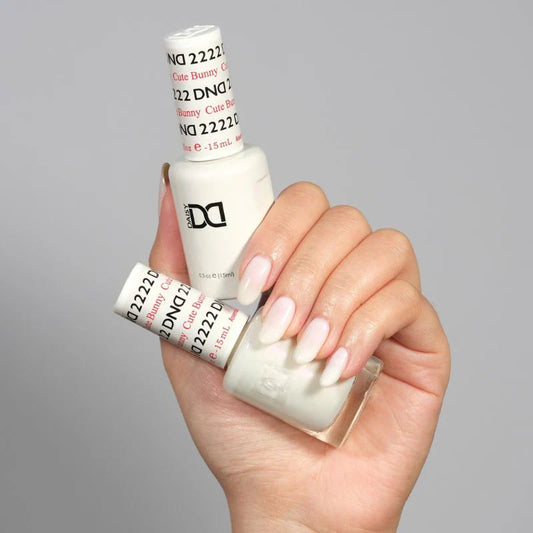DnD Gel 1234 Cute Bunny White