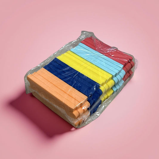 DND green & yellow toe separators pack (100pcs)