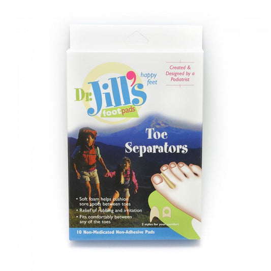 DND green & yellow toe separators pack (100pcs)