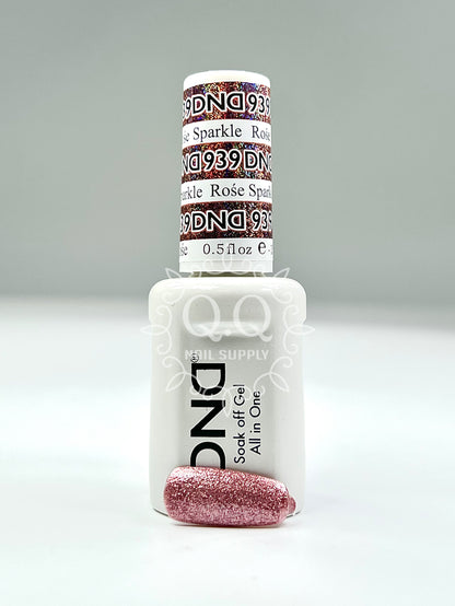 DND gel - #939 Rose Sparkle