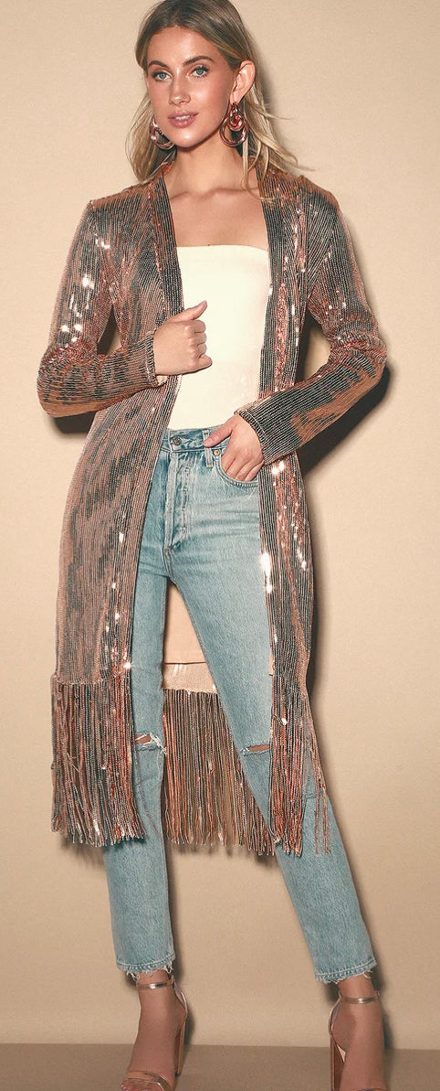 Duster rosegold