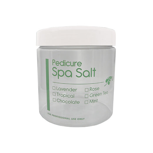 Fanta Sea empty spa salt jar green 16oz