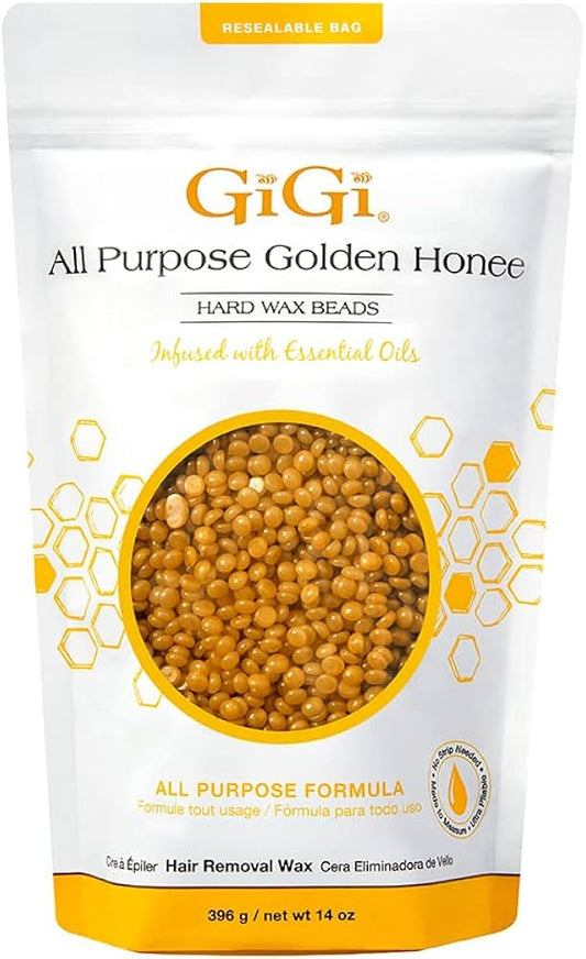 Gigi hard wax beads gold 14oz