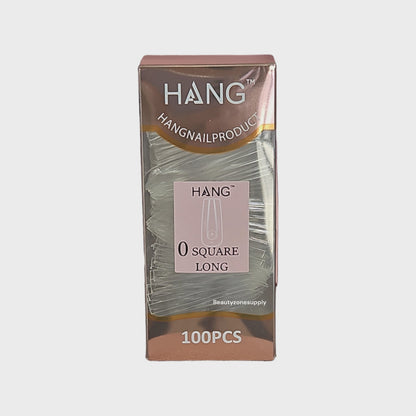 Hang natural square x-long tip box (100pcs)