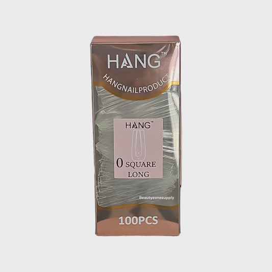Hang natural square x-long tip box (100pcs)