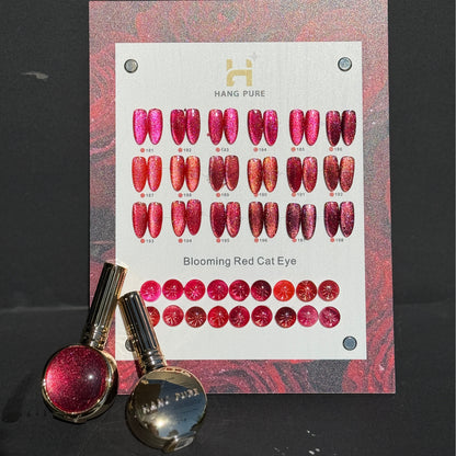 Hang cat eye - blooming red 182