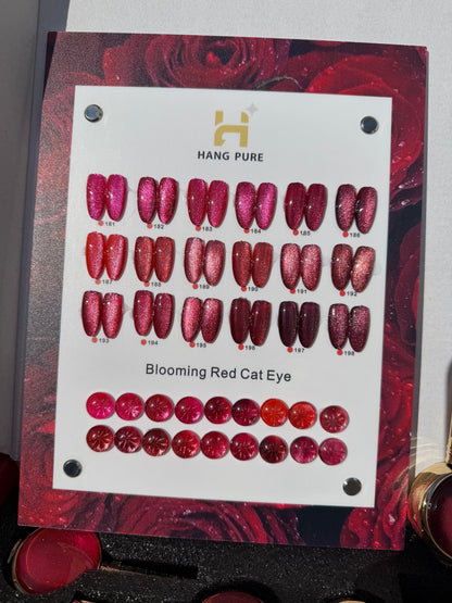 Hang cat eye - blooming red 191