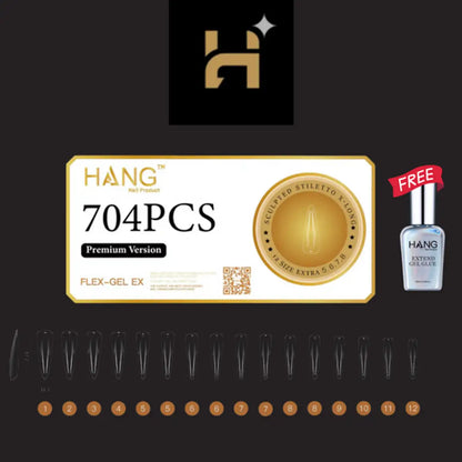 Hang stiletto x-long tip refills #10