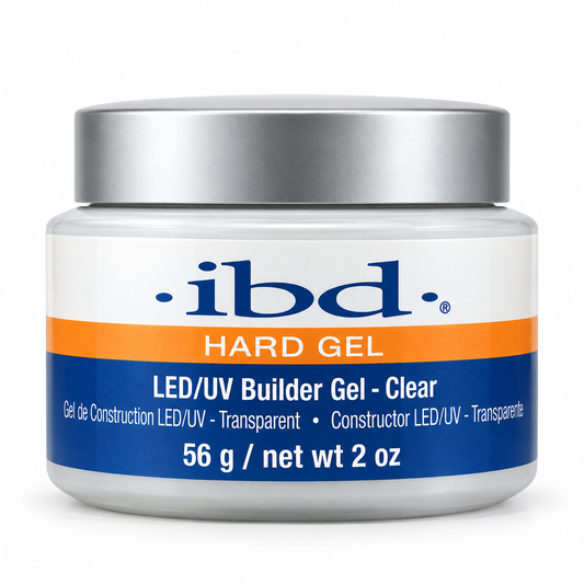 ibd Hard Gel LED/UV Builder Gel Clear 2 oz