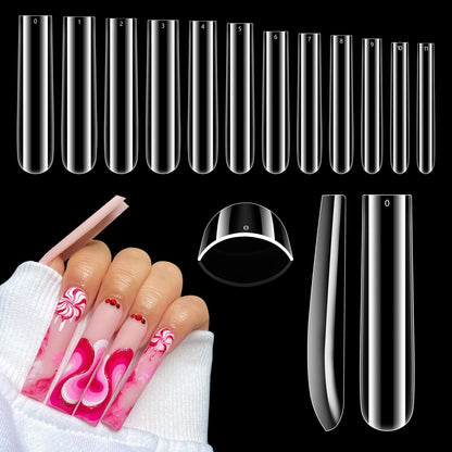 Kingdom clear straight square tips #0