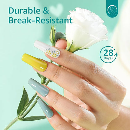 Nail Kingdom clear straight square tips #5