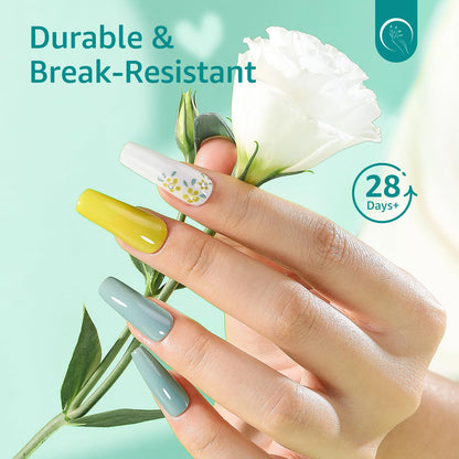 Nail Kingdom clear straight square tips #7