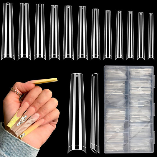 Kingdom clear straight coffin tips #6
