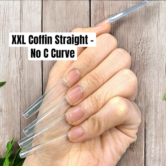 Kingdom clear straight coffin tips #7