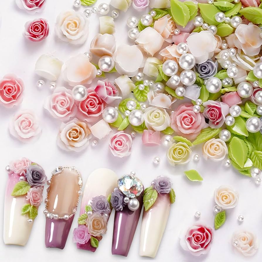 Large charms pack flowers 16