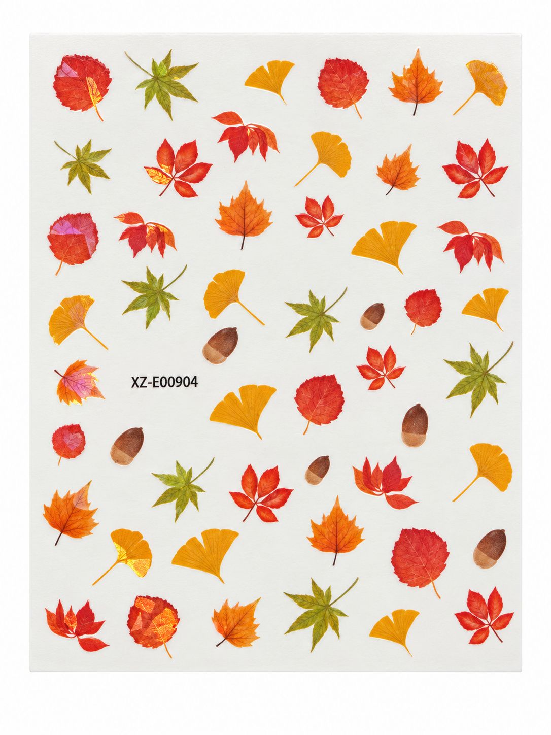 Fall stickers-nail art