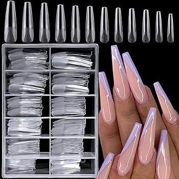 Nails 411 coffin clear #9
