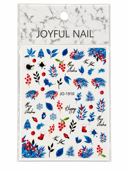 Joyful Nail Christmas stickers