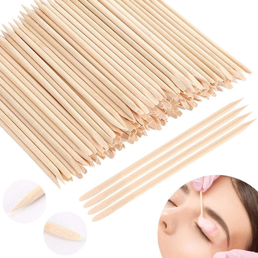 Orange manicure Brush